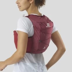 SALOMON ACTIVE SKIN 8 W SET EARTH RED/CABERNET 22 -Magasin de sacs à dos en plein air 9 100505 active skin 8 w set earth red cabernet lc1757200 03