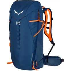 SALEWA MTN TRAINER 2 28 DARK DENIM/FLUO ORANGE 23