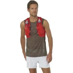 SALOMON SENSE PRO 2 WITH FLASKS FIERY RED/CABERN 23 -Magasin de sacs à dos en plein air 9 121454 sense pro 2 with flasks fiery red cabern lc2010800 04