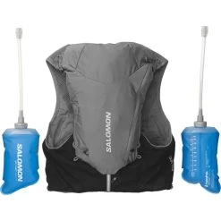SALOMON ADV SKIN 12W WITH FLASKS QUIET SHADE/BLA 23 -Magasin de sacs à dos en plein air 9 121457 adv skin 12w with flasks quiet shade bla lc2077300 03