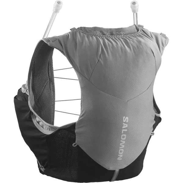 SALOMON ADV SKIN 5W WITH FLASKS QUIET SHADE/BLACK 23 1 SALOMON ADV SKIN 5W WITH FLASKS QUIET SHADE/BLACK 23